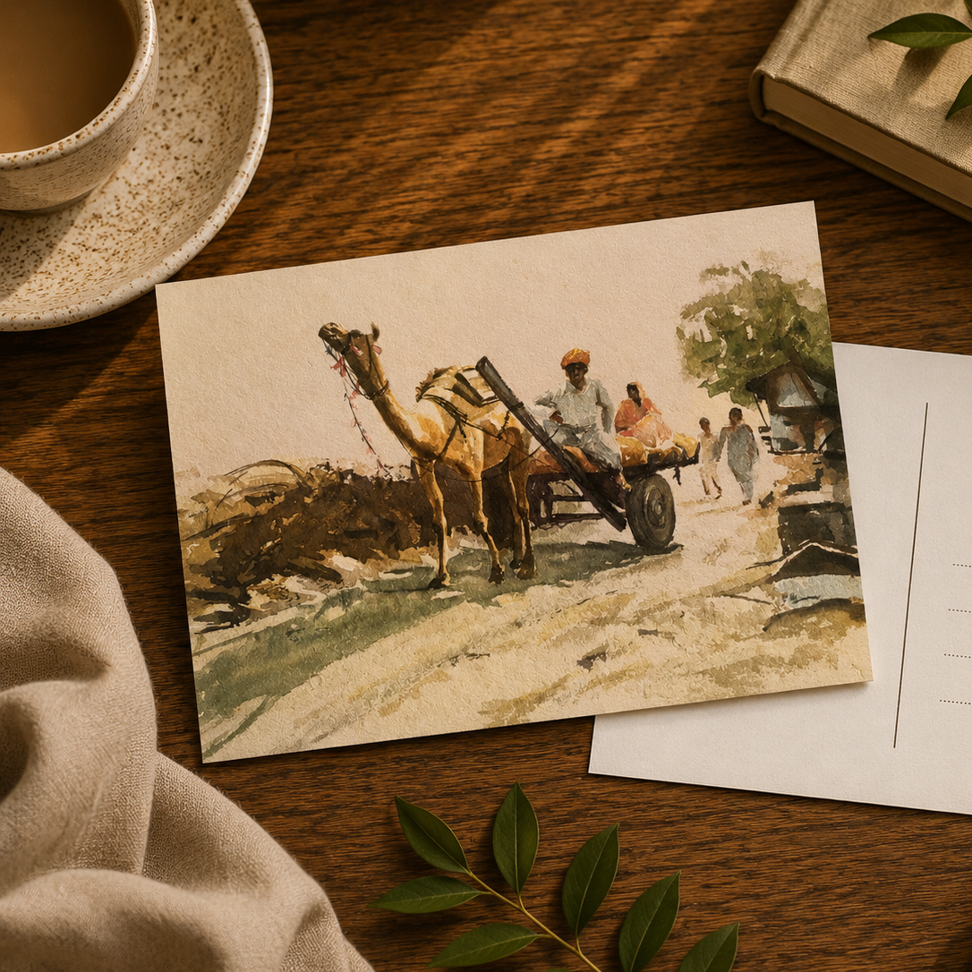The Camel Didn't Seem Worried - Post Card
