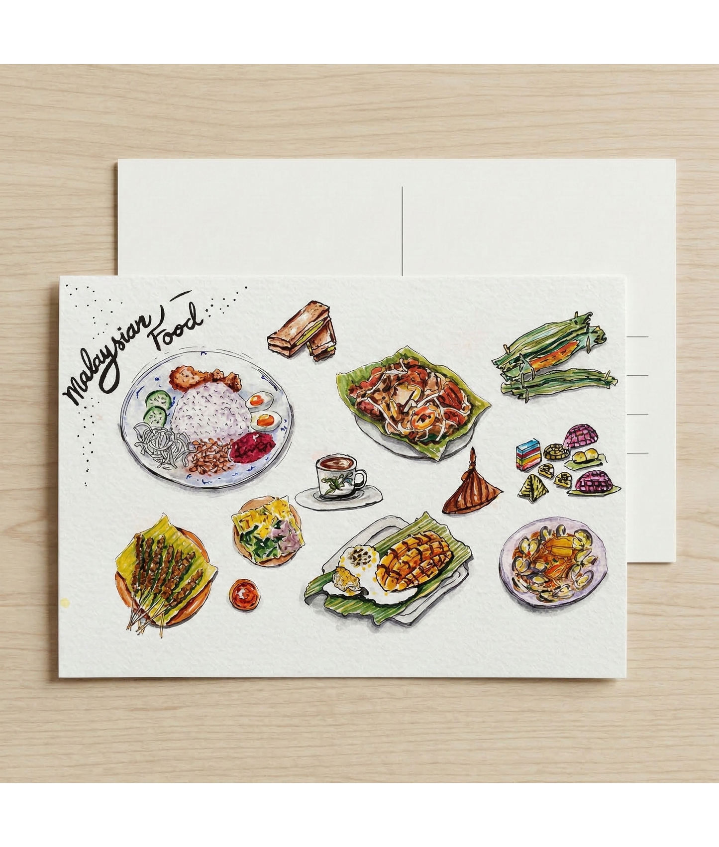 Every Meal is a Map - Post Card