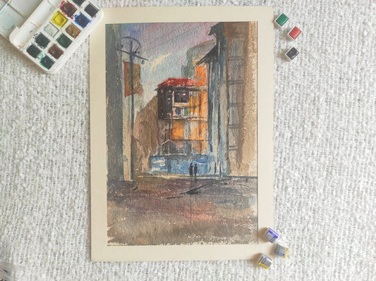 The Street Was Still Drying