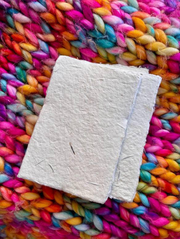 Deckled Edge - Handmade Paper, Set of 5
