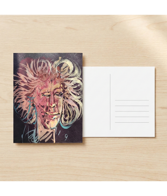 The Unravelling Man - Post card